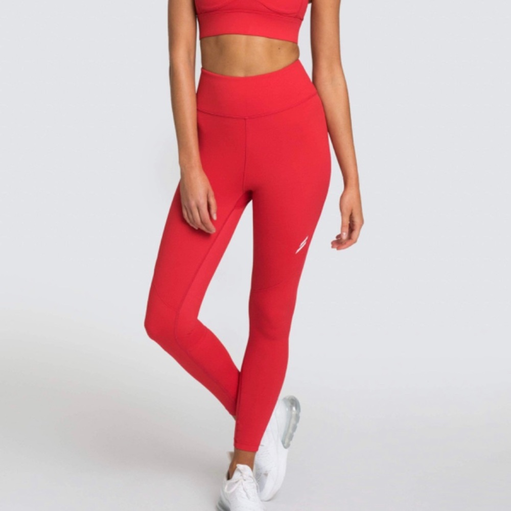 Excel leggings by Do You Even: Ruby Red